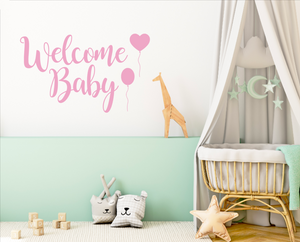 Welcome Baby Wall Decal