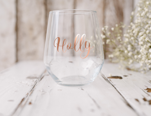 Rose Gold Glass Decals (single)